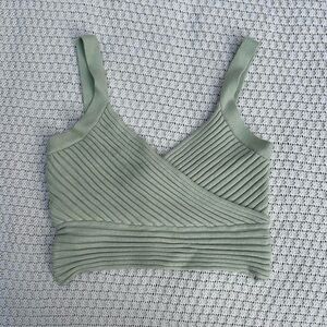 Princess Polly Green Crossover Tank